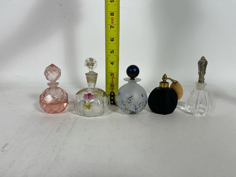 Collection Of Perfume Bottles (Right Bottle Has Sterling Top) [Photo 13]