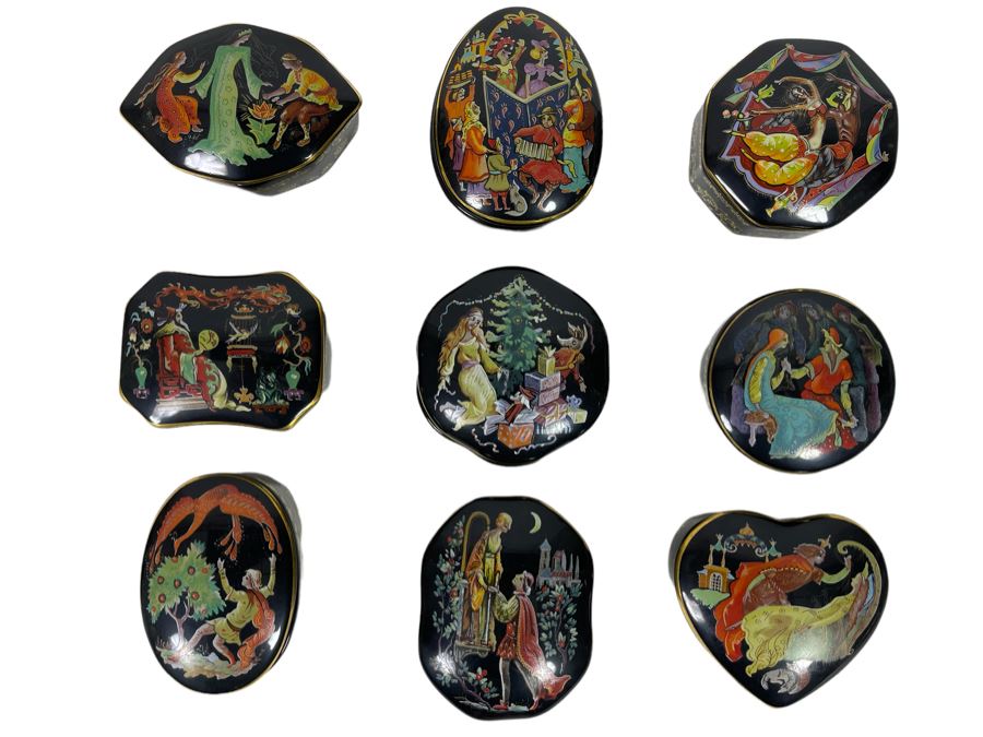 Collection Of Franklin Mint Porcelain Music Boxes [Photo 1]