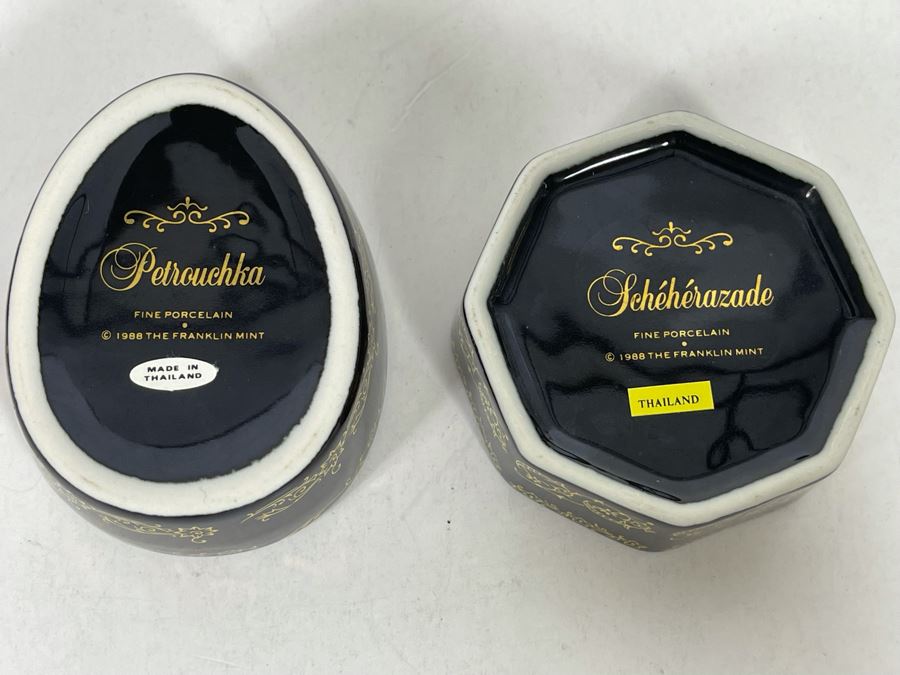 Collection Of Franklin Mint Porcelain Music Boxes [Photo 22]