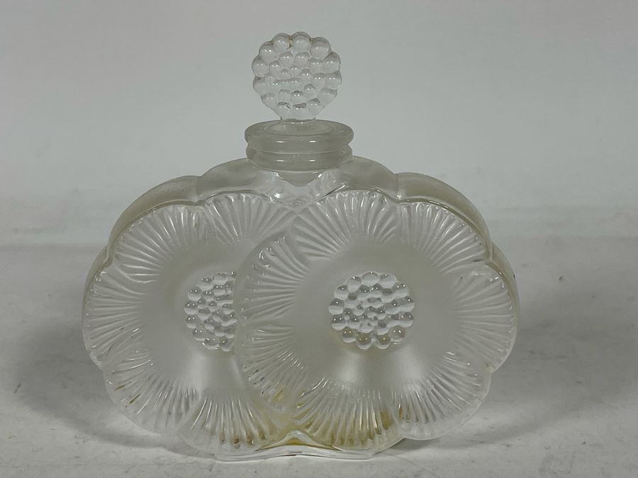 Lalique Amando Paggi Perfume Bottle Deux Fleurs 4W X 4H [Photo 3]