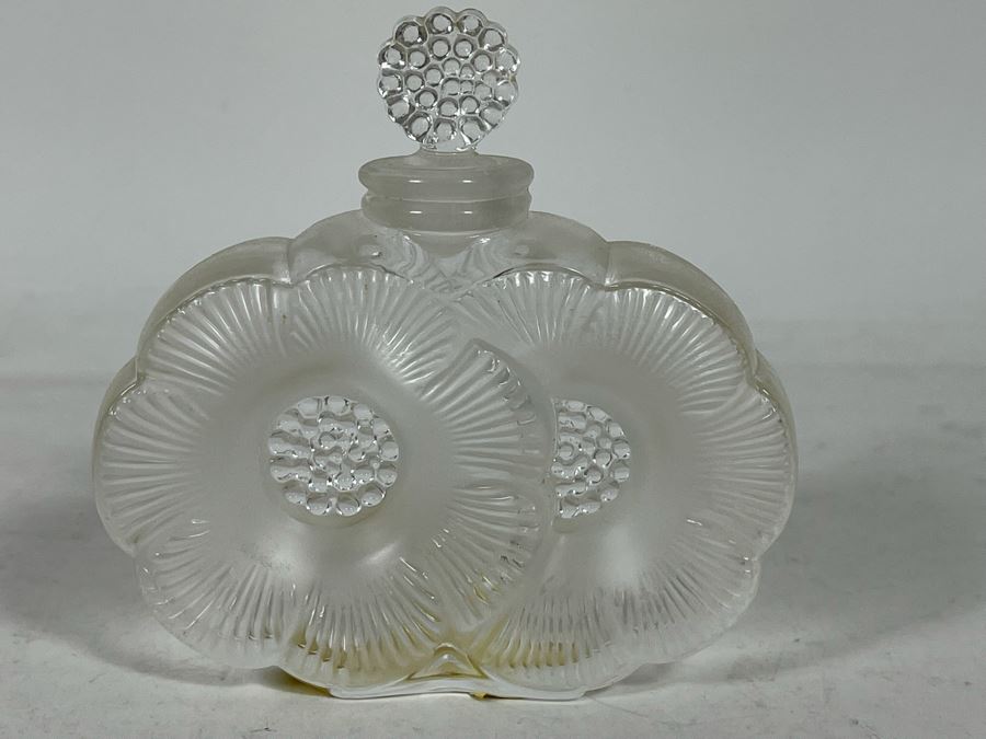 Lalique Amando Paggi Perfume Bottle Deux Fleurs 4W X 4H [Photo 5]