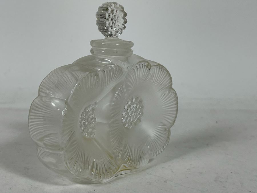 Lalique Amando Paggi Perfume Bottle Deux Fleurs 4W X 4H [Photo 4]