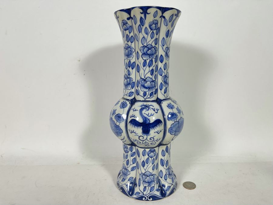 Chinese Porcelain Vase 12.5H [Photo 3]