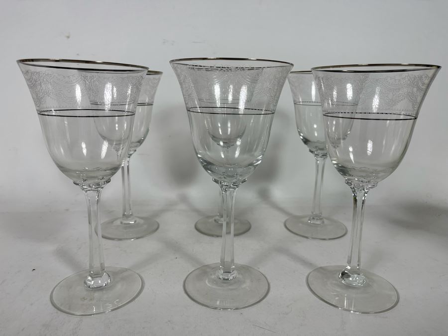 (6) Lenox Crystal Stemware Glasses 7.5H [Photo 5]