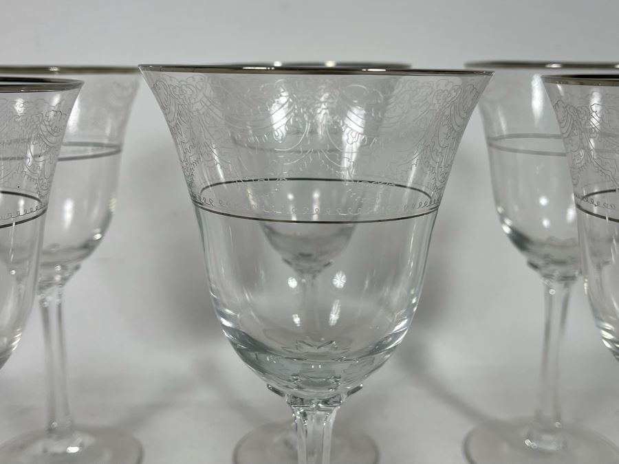 (6) Lenox Crystal Stemware Glasses 7.5H [Photo 6]