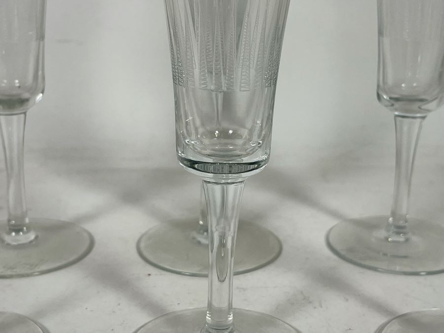(6) Crystal Stemware Glasses 8.5H [Photo 7]