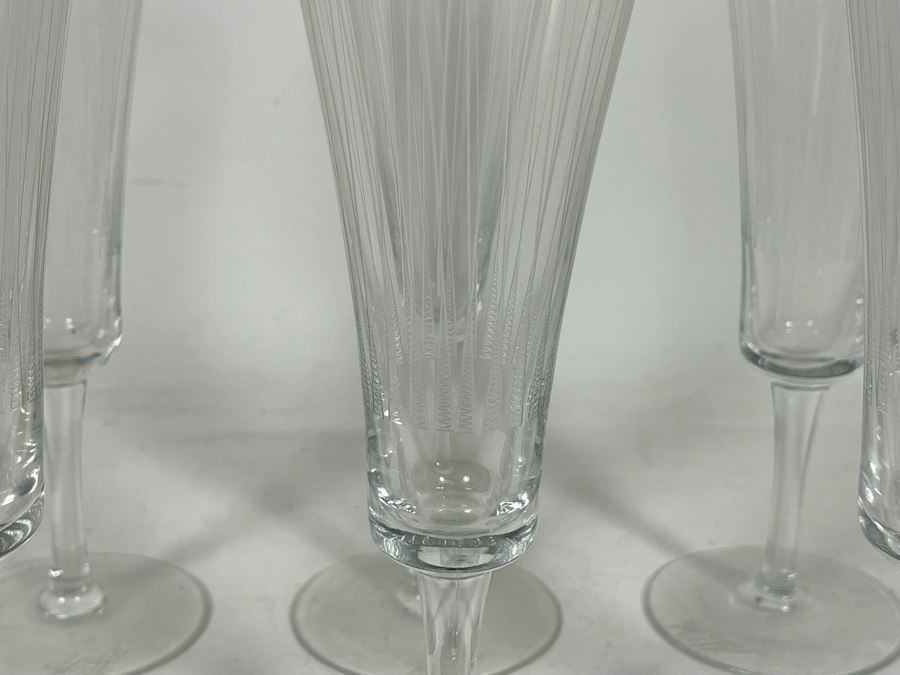 (6) Crystal Stemware Glasses 8.5H [Photo 6]
