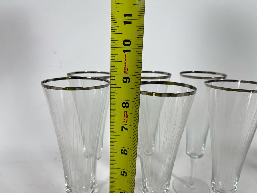 (6) Crystal Stemware Glasses 8.5H [Photo 11]