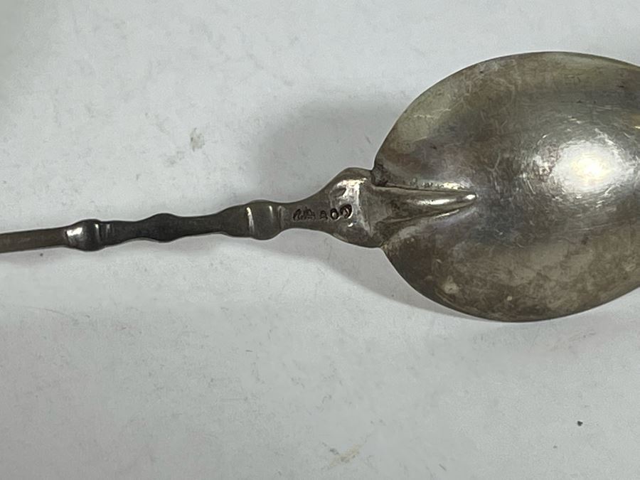 .800 European Silver Spoons 52g  [Photo 8]