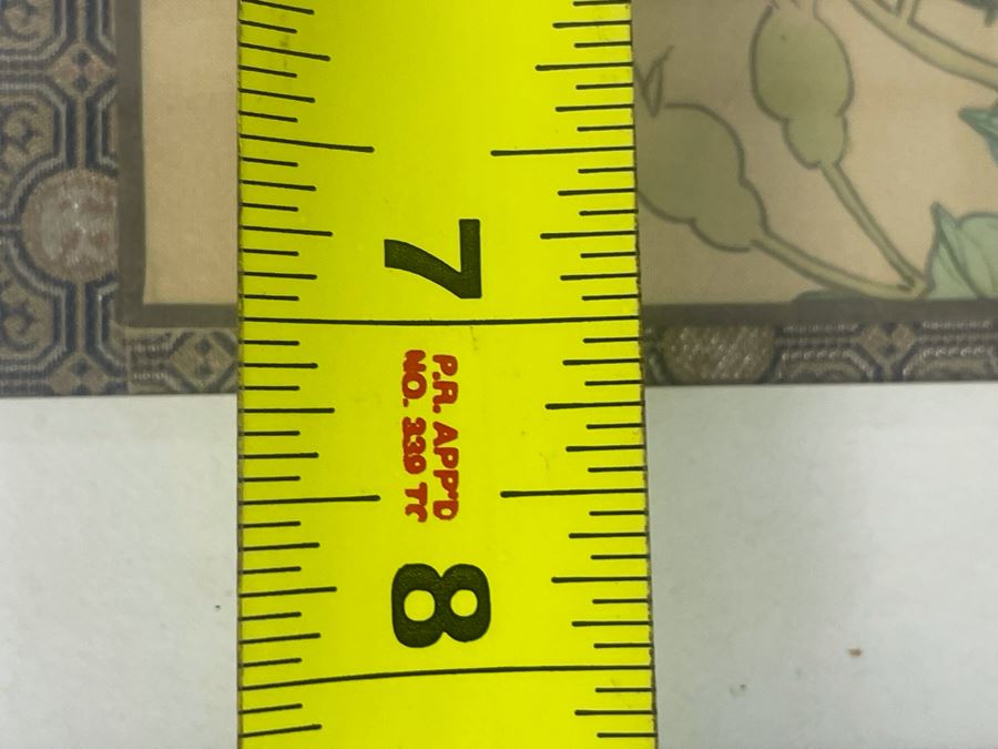 Original Signed Chinese Silk Painting 8.5 X 7 Framed [Photo 8]