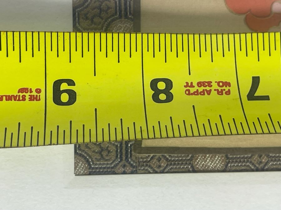 Original Signed Chinese Silk Painting 8.5 X 7 Framed [Photo 7]