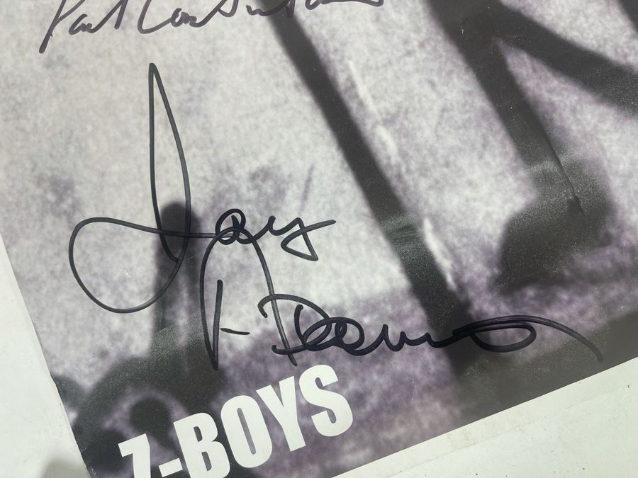 Dogtown Z-Boys Signed Poster Signed By Jay Adams, Tony Alva