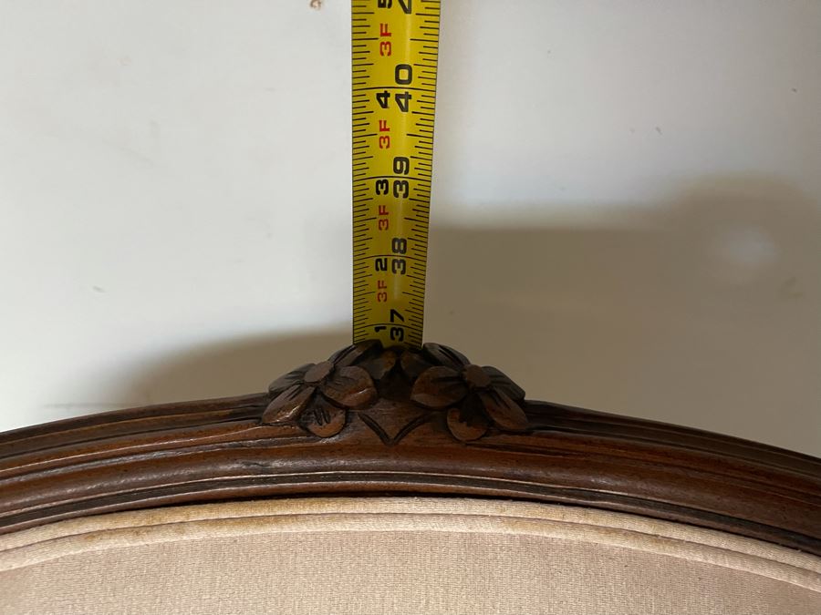 JUST ADDED - Thomasville Wooden Ulpholsted Armchair 25W X 25D X 37H [Photo 11]