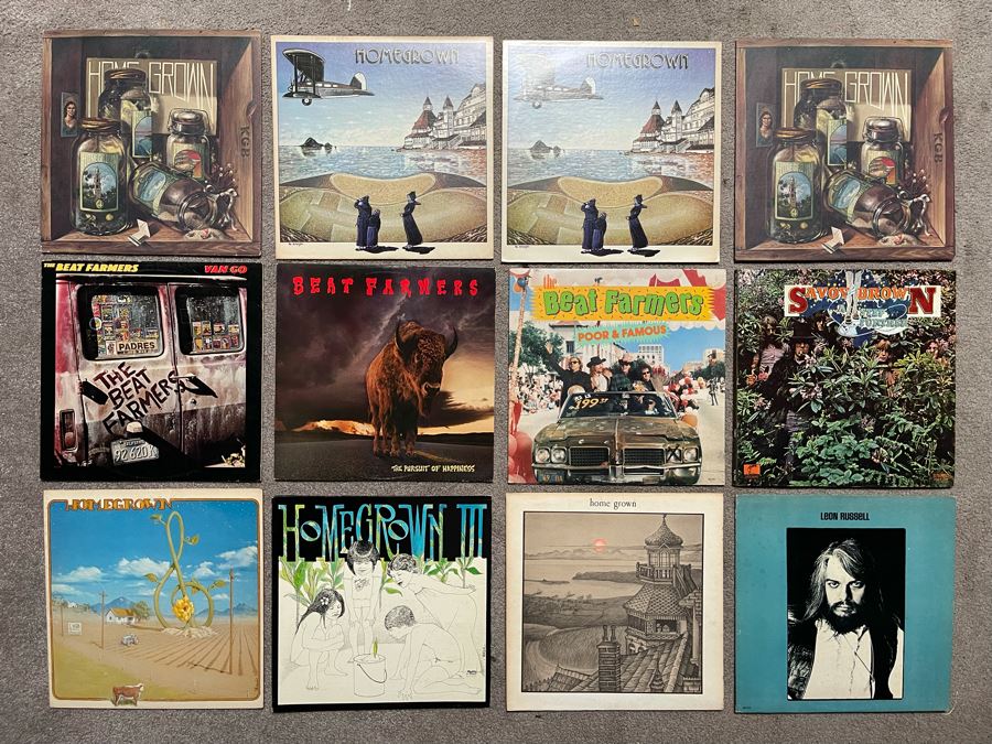 JUST ADDED - (12) Mainly San Diego Local Vinyl Record Lot: The Beat Farmers And Homegrown KGB Local Radio Station Records [Photo 2]