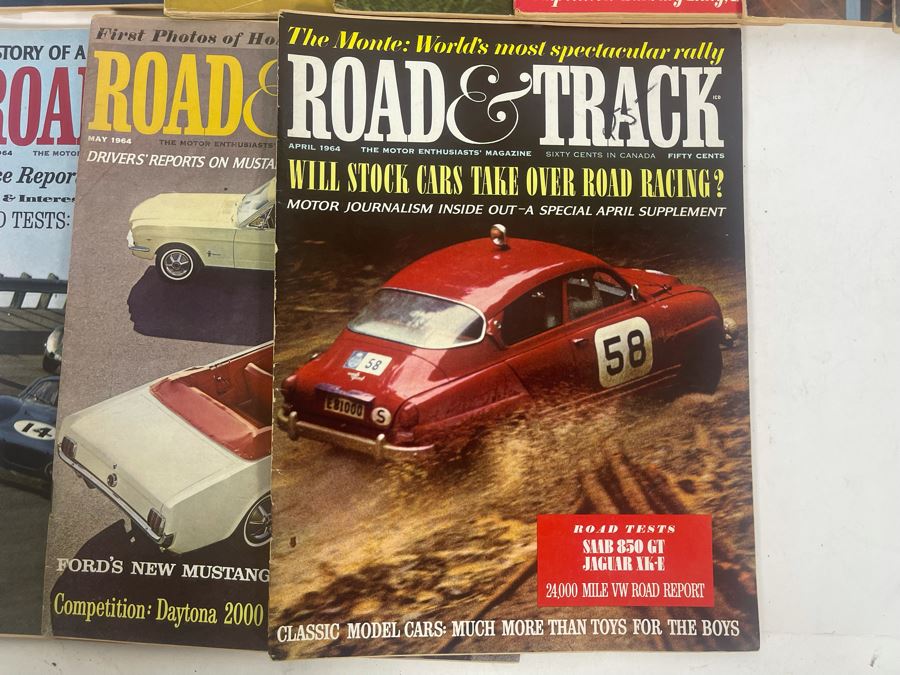 JUST ADDED - Vintage 1964 Road & Track Magazines - See Photos [Photo 6]