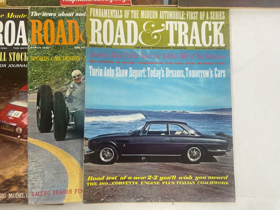 JUST ADDED - Vintage 1964 Road & Track Magazines - See Photos [Photo 4]