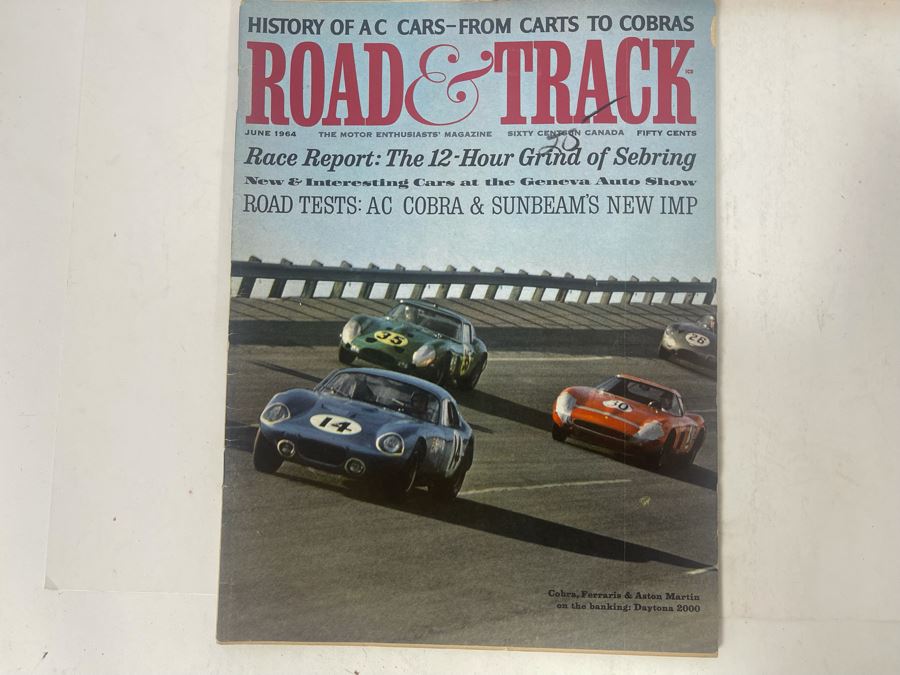 JUST ADDED - Vintage 1964 Road & Track Magazines - See Photos [Photo 8]
