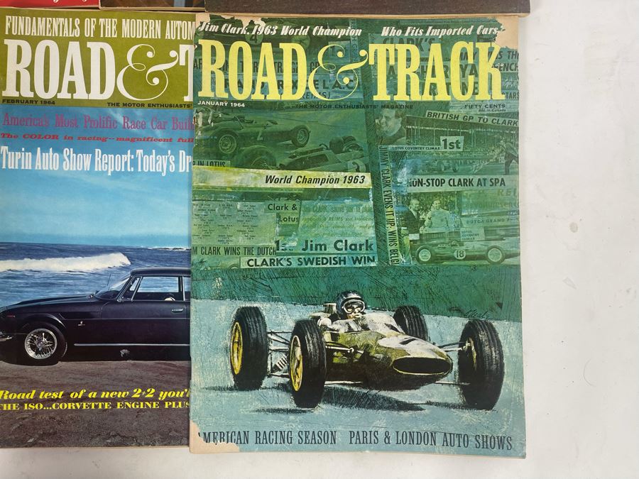 JUST ADDED - Vintage 1964 Road & Track Magazines - See Photos [Photo 3]