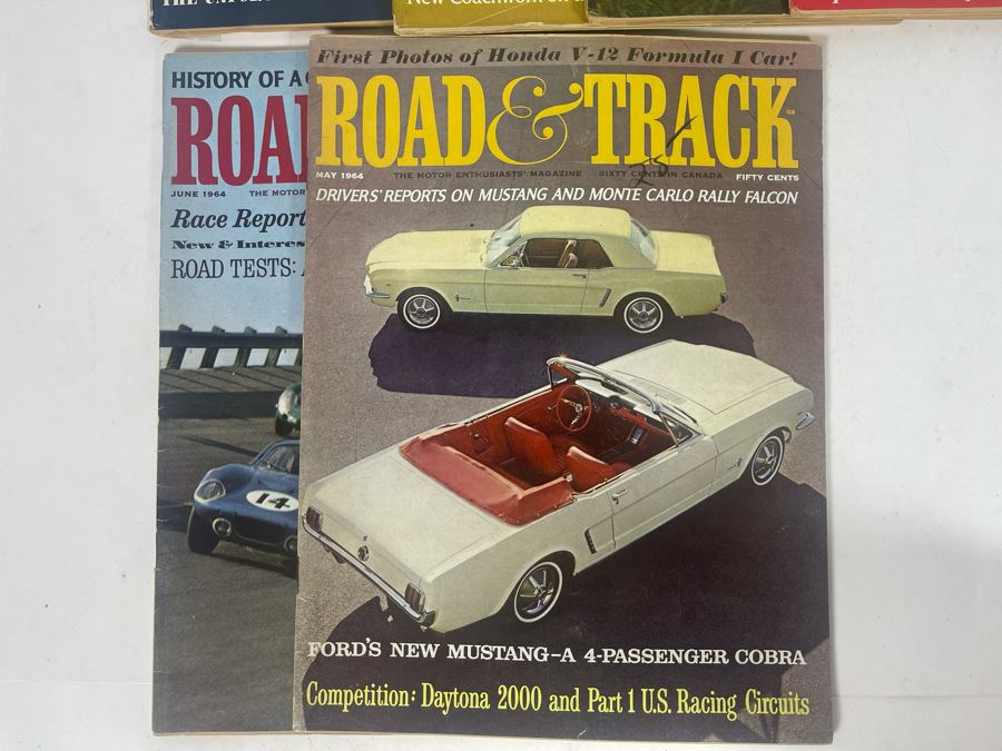 JUST ADDED - Vintage 1964 Road & Track Magazines - See Photos [Photo 7]