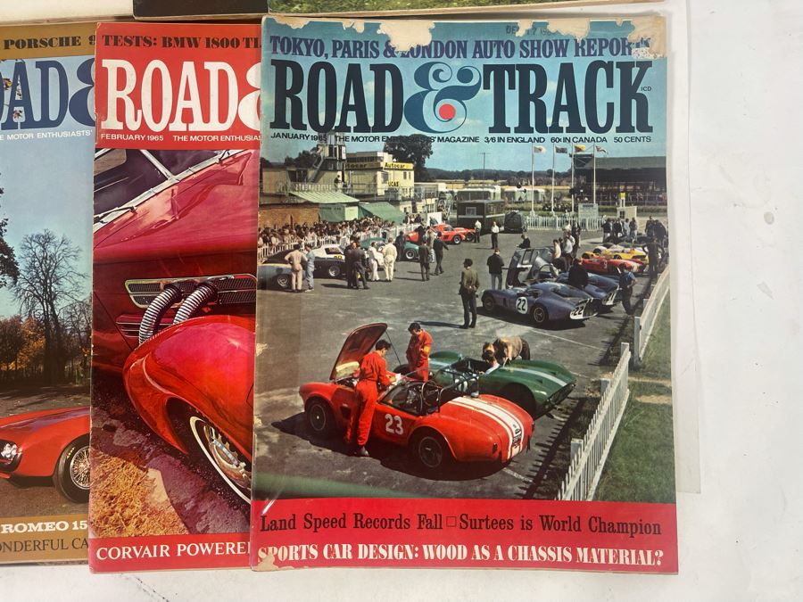 JUST ADDED - Vintage 1965 Road & Track Magazines - See Photos [Photo 3]