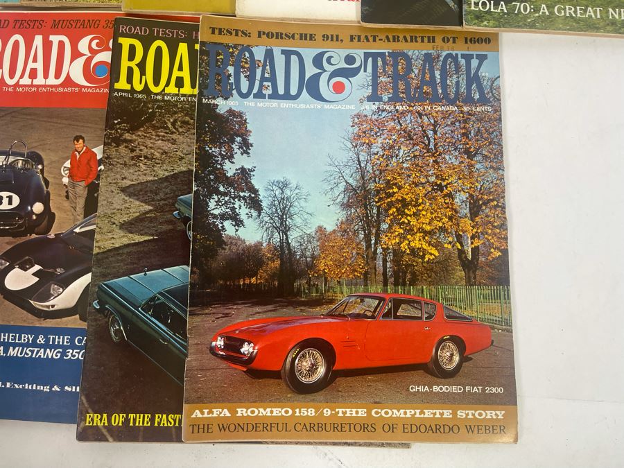 JUST ADDED - Vintage 1965 Road & Track Magazines - See Photos [Photo 5]