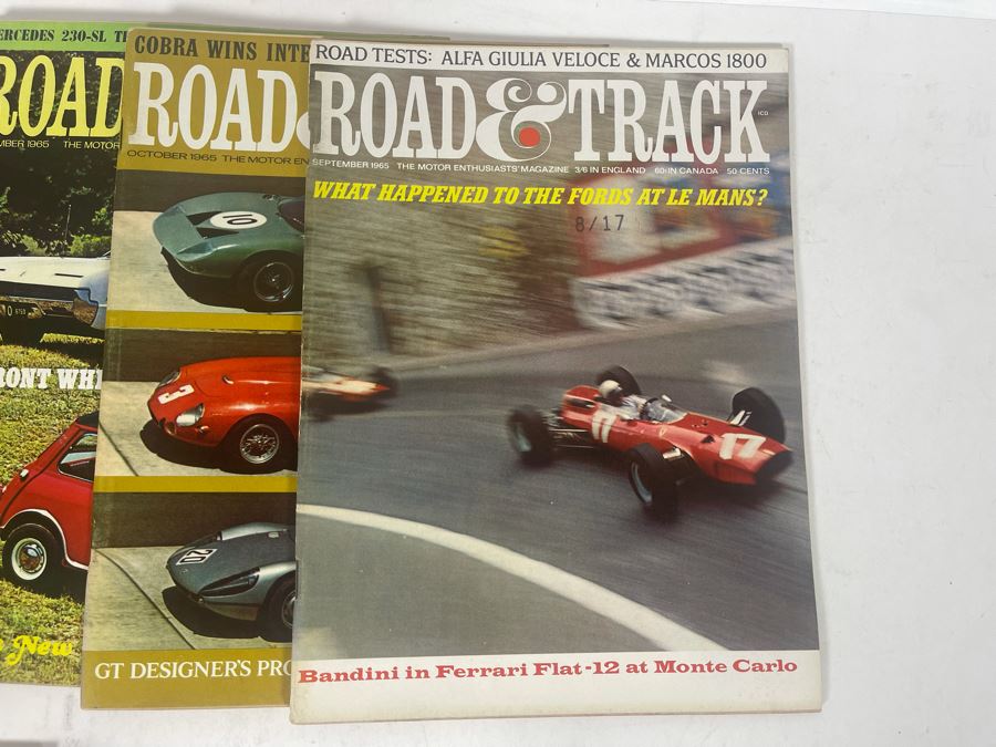JUST ADDED - Vintage 1965 Road & Track Magazines - See Photos [Photo 11]