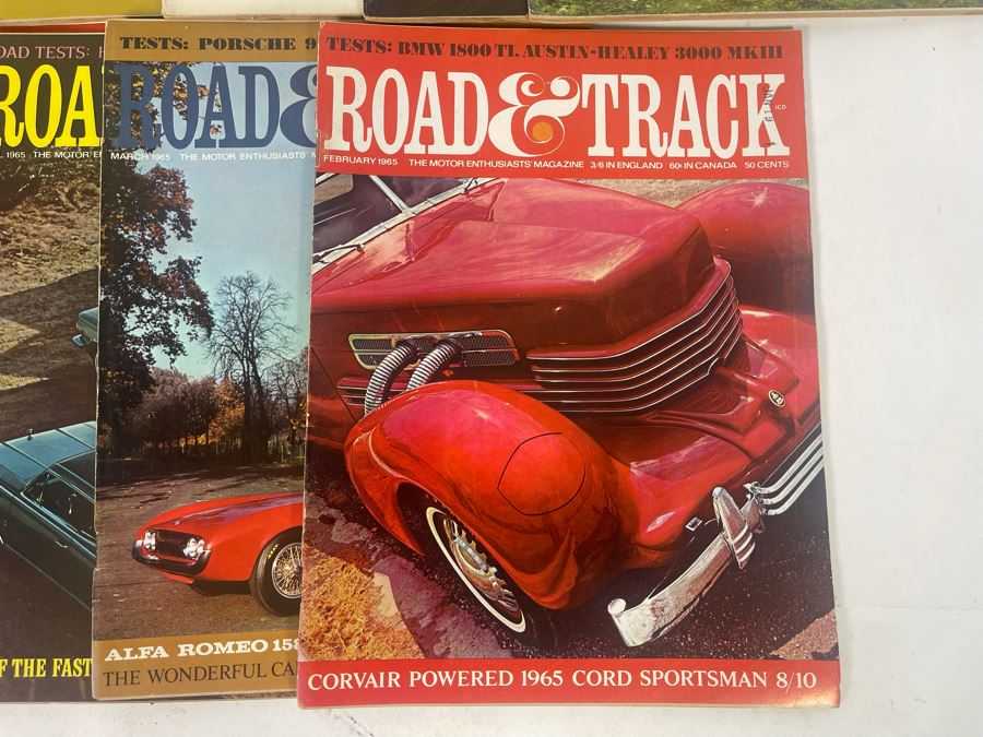JUST ADDED - Vintage 1965 Road & Track Magazines - See Photos [Photo 4]