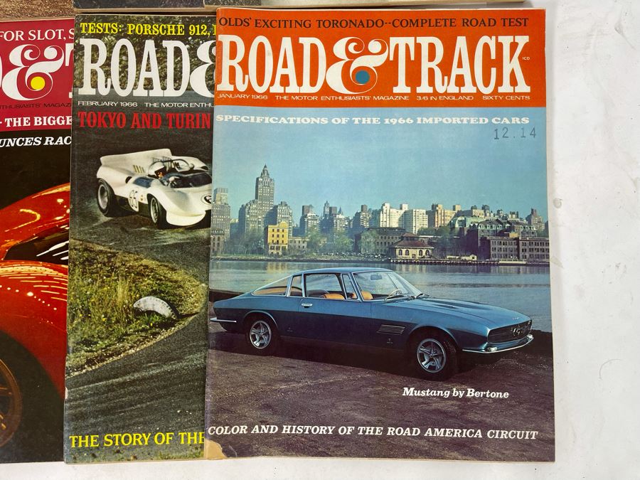 JUST ADDED - Vintage 1966 Road & Track Magazines - See Photos