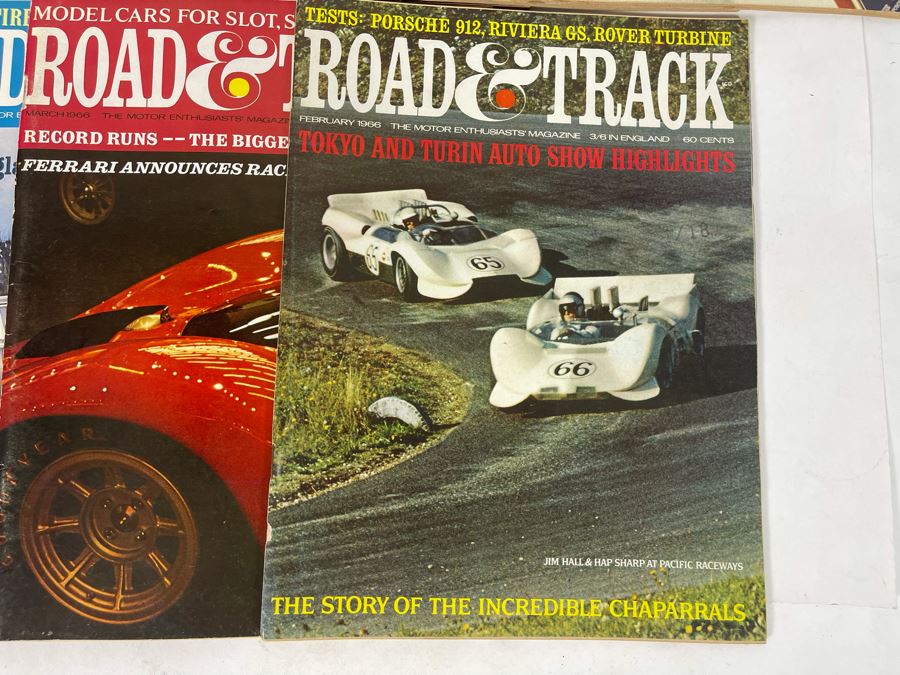 JUST ADDED - Vintage 1966 Road & Track Magazines - See Photos [Photo 4]
