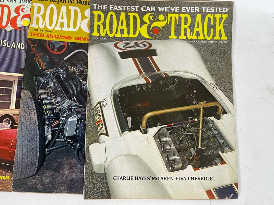 JUST ADDED - Vintage 1966 Road & Track Magazines - See Photos [Photo 9]