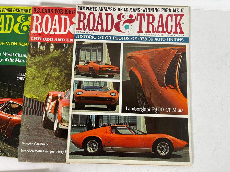 JUST ADDED - Vintage 1966 Road & Track Magazines - See Photos [Photo 12]