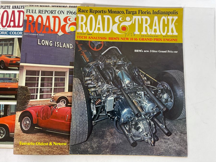 JUST ADDED - Vintage 1966 Road & Track Magazines - See Photos [Photo 10]
