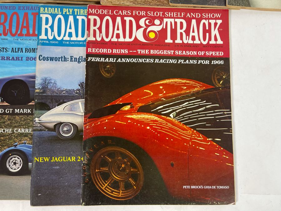 JUST ADDED - Vintage 1966 Road & Track Magazines - See Photos [Photo 5]