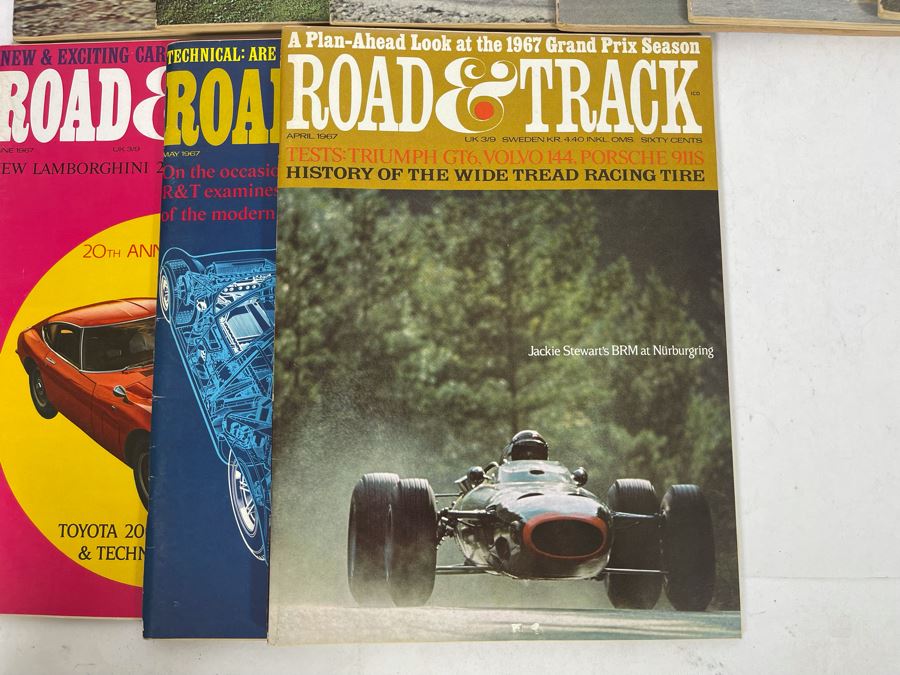 JUST ADDED - Vintage 1967 Road & Track Magazines - See Photos [Photo 7]