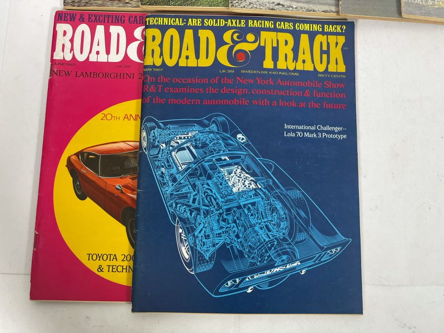 JUST ADDED - Vintage 1967 Road & Track Magazines - See Photos [Photo 8]