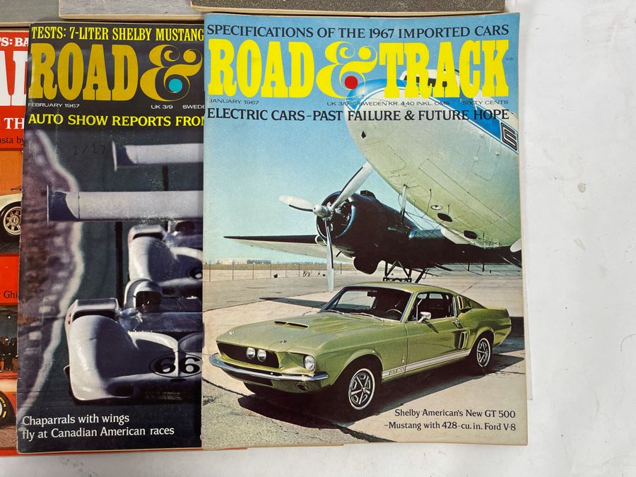 JUST ADDED - Vintage 1967 Road & Track Magazines - See Photos [Photo 4]