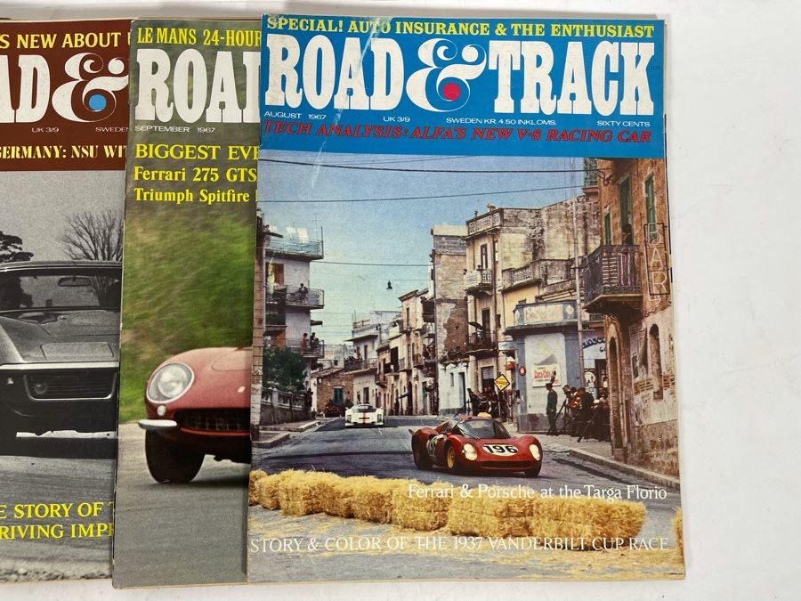 JUST ADDED - Vintage 1967 Road & Track Magazines - See Photos [Photo 11]