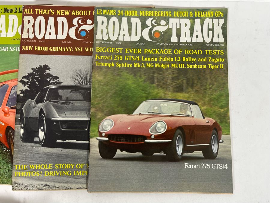 JUST ADDED - Vintage 1967 Road & Track Magazines - See Photos [Photo 12]