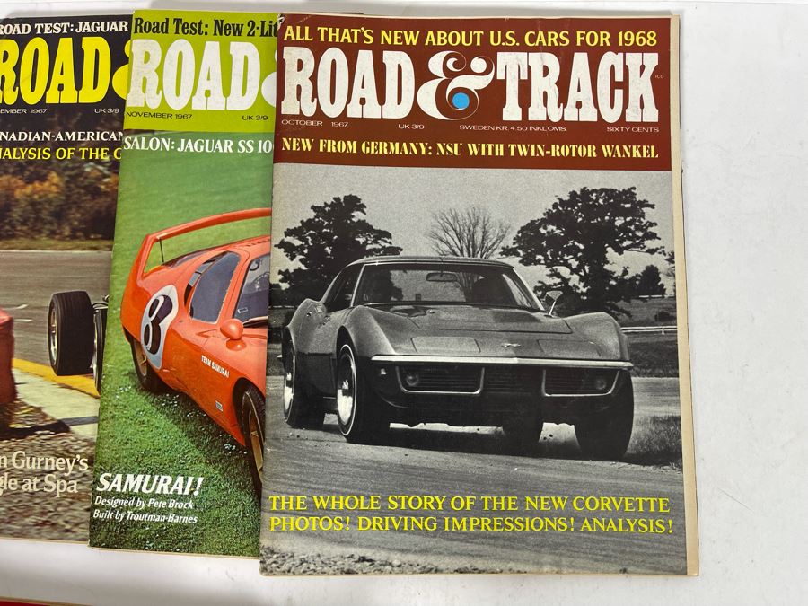 JUST ADDED - Vintage 1967 Road & Track Magazines - See Photos [Photo 13]