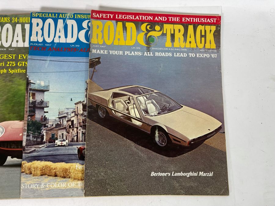 JUST ADDED - Vintage 1967 Road & Track Magazines - See Photos [Photo 10]