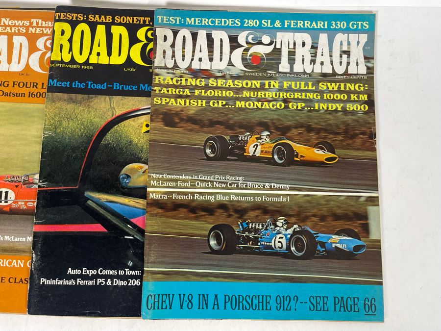 JUST ADDED - Vintage 1968 Road & Track Magazines - See Photos [Photo 10]