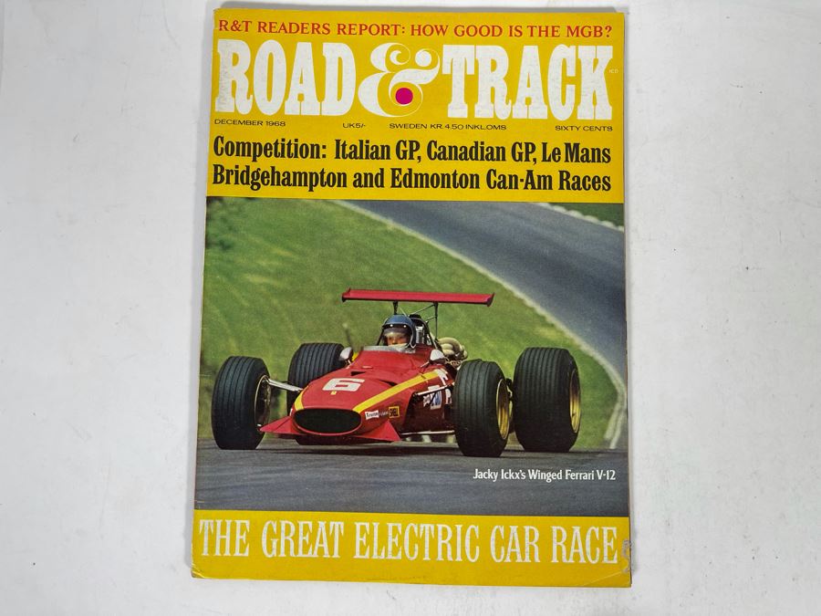 JUST ADDED - Vintage 1968 Road & Track Magazines - See Photos [Photo 14]