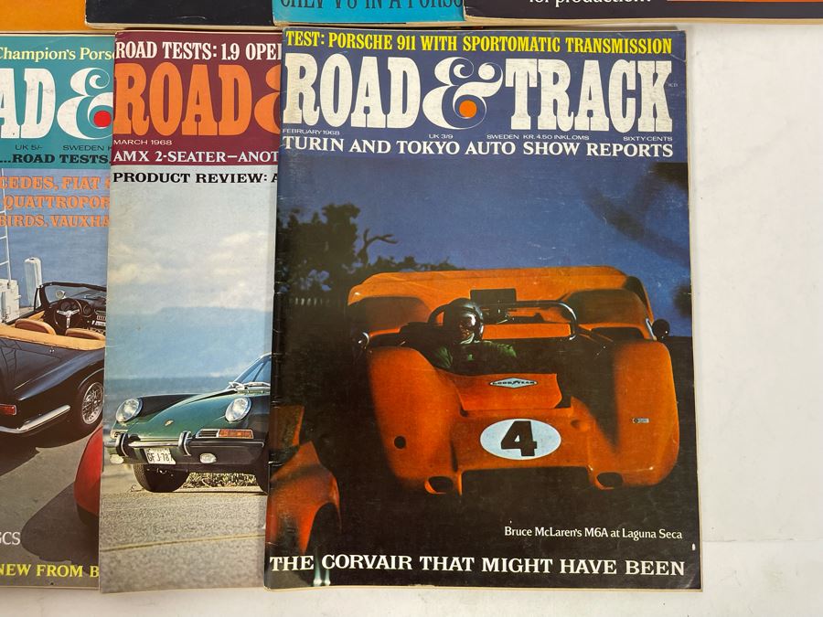 JUST ADDED - Vintage 1968 Road & Track Magazines - See Photos [Photo 4]