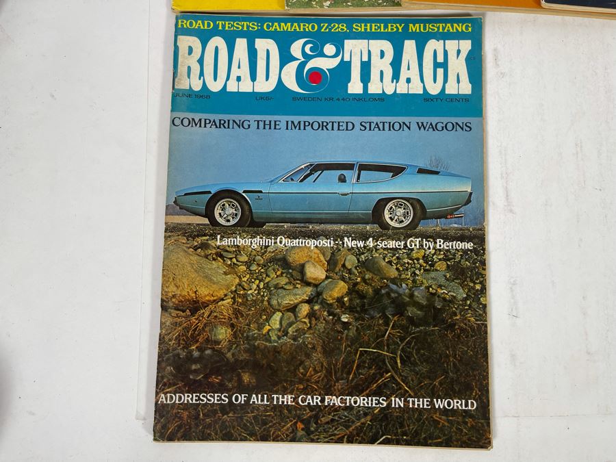 JUST ADDED - Vintage 1968 Road & Track Magazines - See Photos [Photo 8]