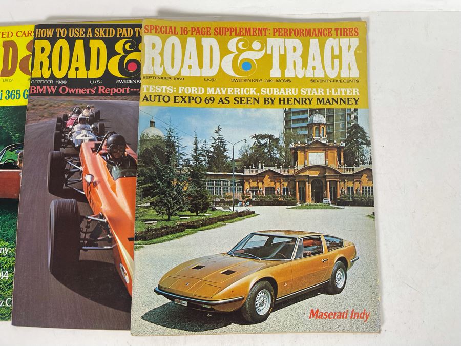 JUST ADDED - Vintage 1969 Road & Track Magazines - See Photos [Photo 12]