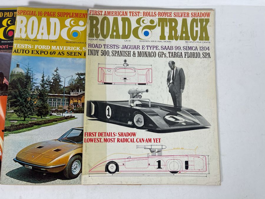 JUST ADDED - Vintage 1969 Road & Track Magazines - See Photos [Photo 11]