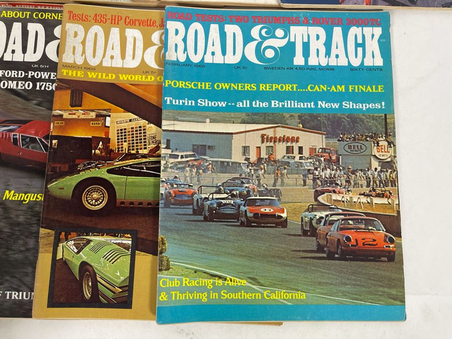 JUST ADDED - Vintage 1969 Road & Track Magazines - See Photos [Photo 5]