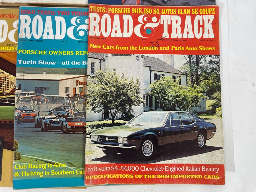 JUST ADDED - Vintage 1969 Road & Track Magazines - See Photos [Photo 4]