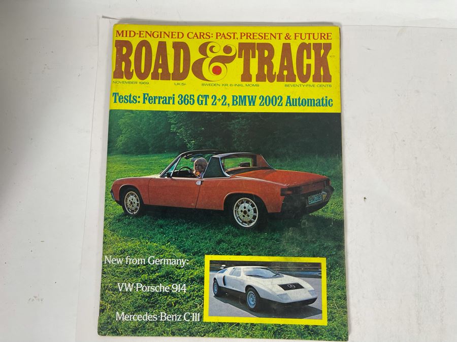 JUST ADDED - Vintage 1969 Road & Track Magazines - See Photos [Photo 14]