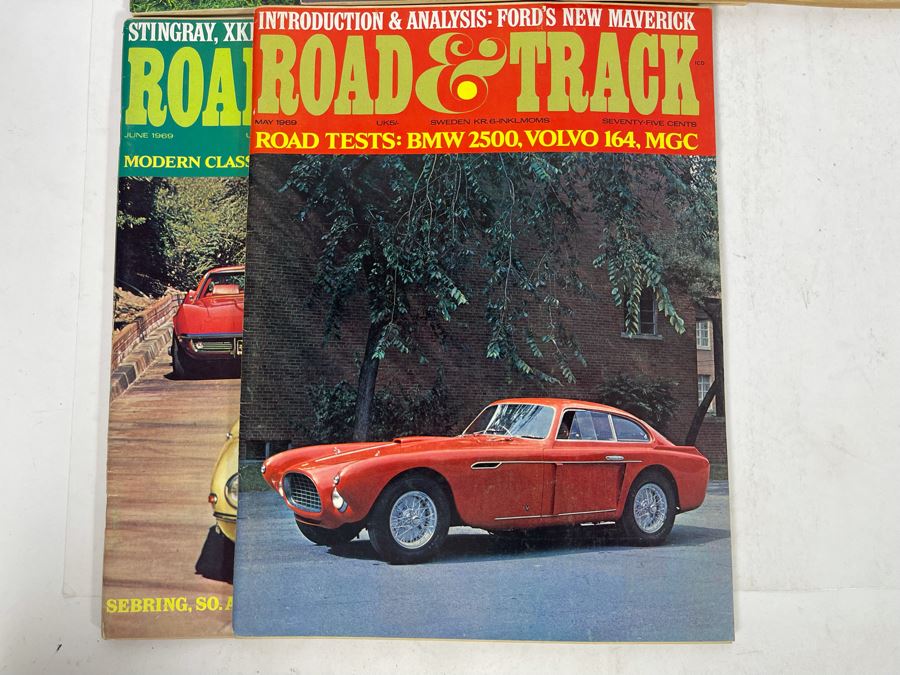 JUST ADDED - Vintage 1969 Road & Track Magazines - See Photos [Photo 8]